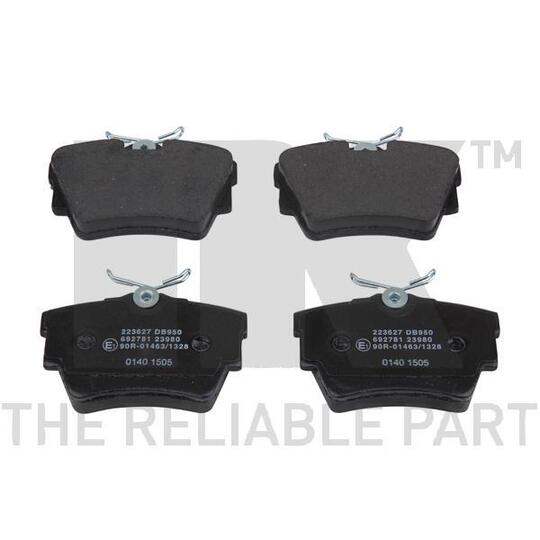 223627 - Brake Pad Set, disc brake 