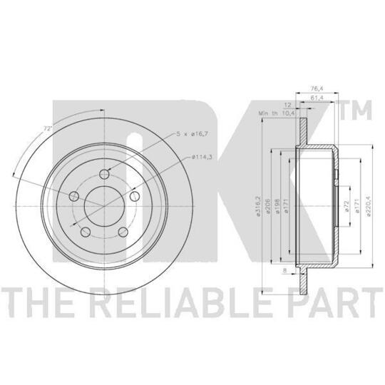 319332 - Brake Disc 