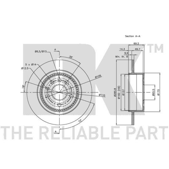 314110 - Brake Disc 