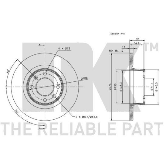 201930 - Brake Disc 