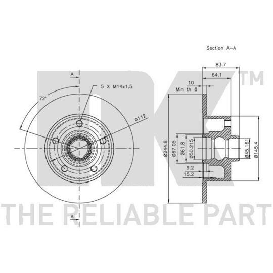 204757 - Brake Disc 