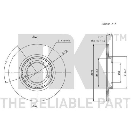 205107 - Brake Disc 