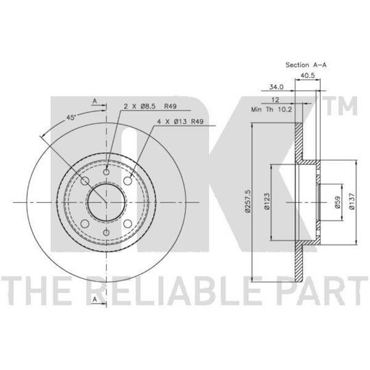 209932 - Brake Disc 