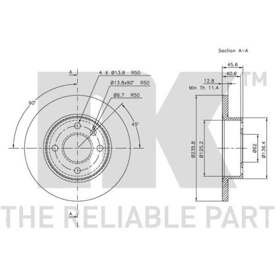 204305 - Brake Disc 