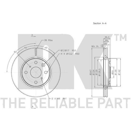 2045102 - Brake Disc 