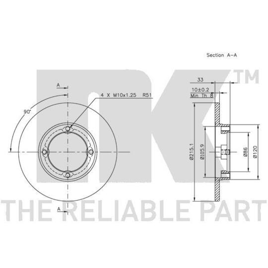 205202 - Brake Disc 