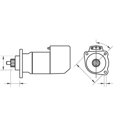 MS 674 - Startmotor 