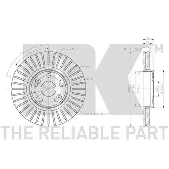 3139100 - Brake Disc 