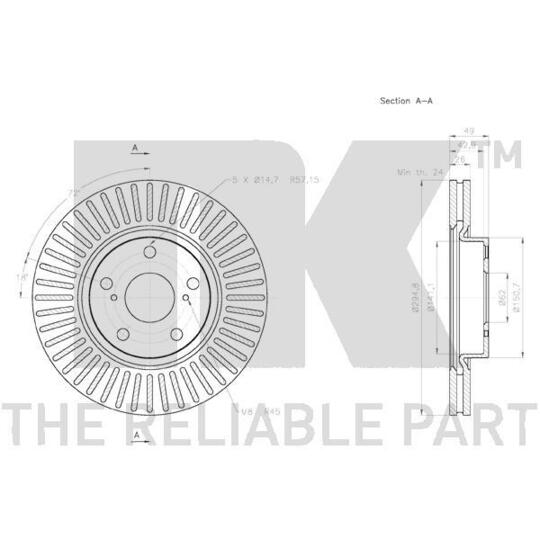 2045125 - Brake Disc 