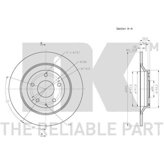 313279 - Brake Disc 