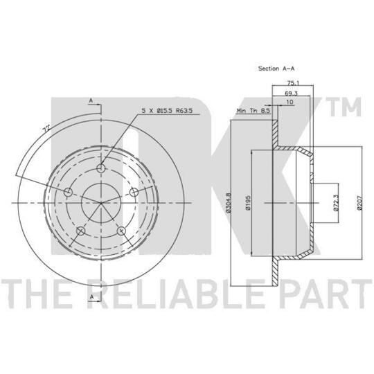 319304 - Brake Disc 