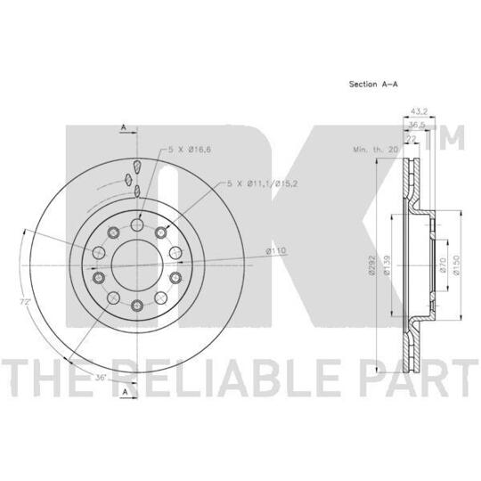 311033 - Brake Disc 