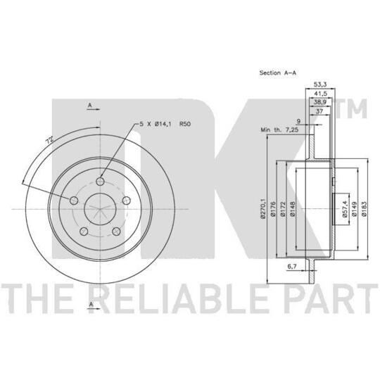 209316 - Brake Disc 