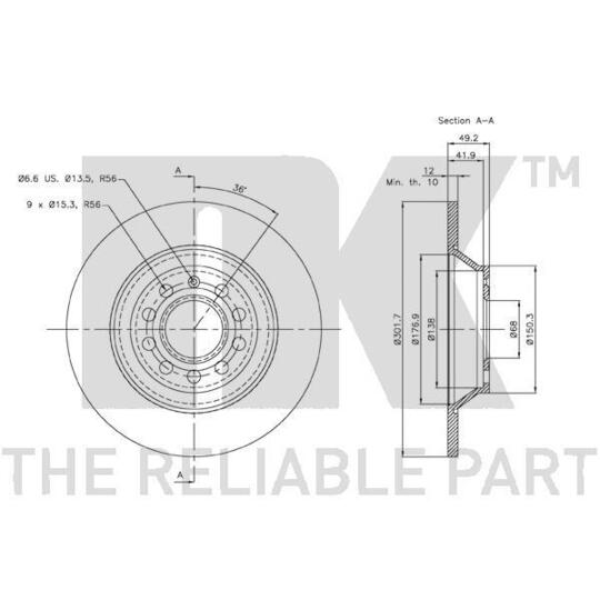 2047109 - Brake Disc 