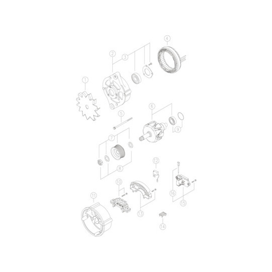 MG 402 - Alternator 