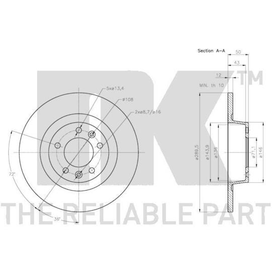 313740 - Brake Disc 