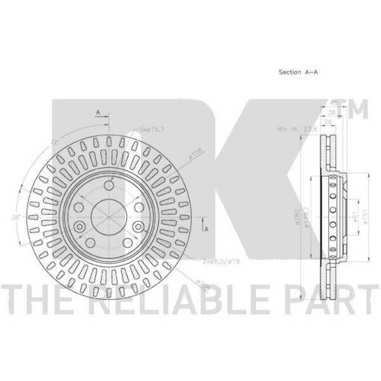 2033122 - Brake Disc 