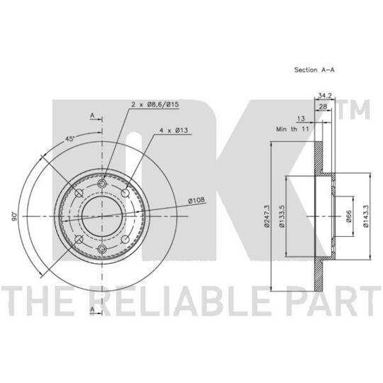 311926 - Brake Disc 