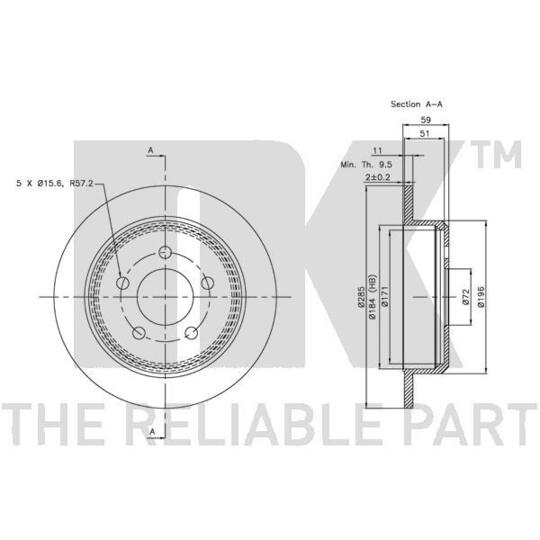 319307 - Brake Disc 