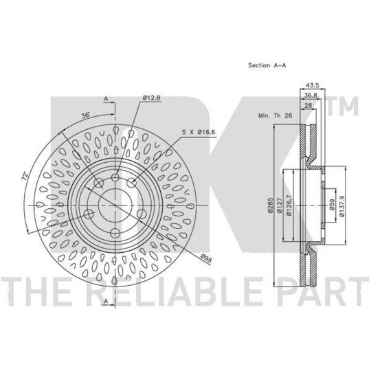 311933 - Brake Disc 