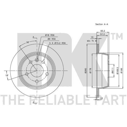 313333 - Brake Disc 