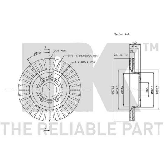 344787 - Brake Disc 