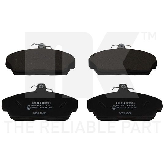 224022 - Brake Pad Set, disc brake 