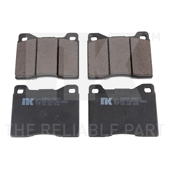 229904 - Brake Pad Set, disc brake 