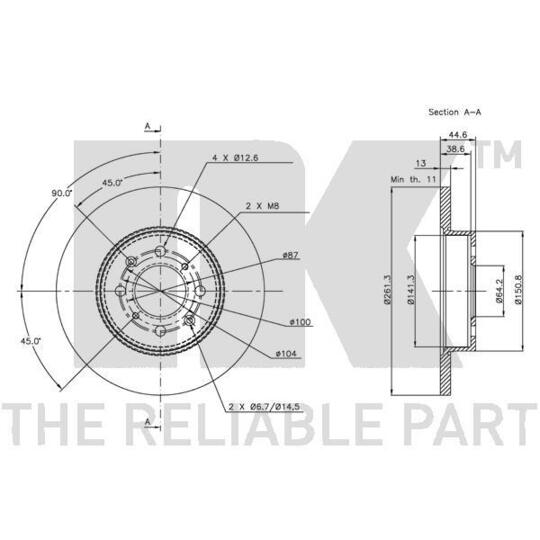 204012 - Brake Disc 