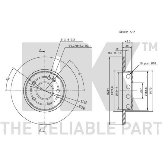 313316 - Brake Disc 