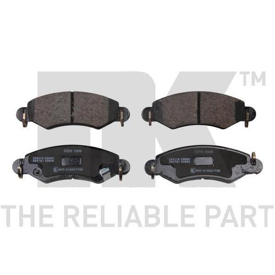 225216 - Brake Pad Set, disc brake 