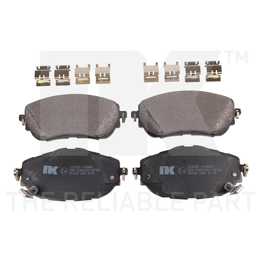 224599 - Brake Pad Set, disc brake 