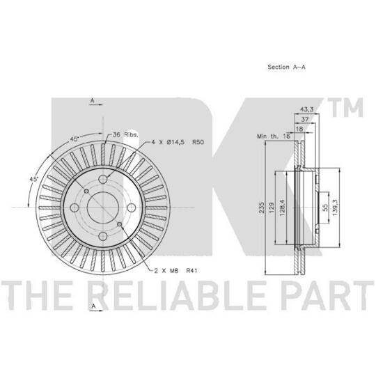 3145100 - Brake Disc 