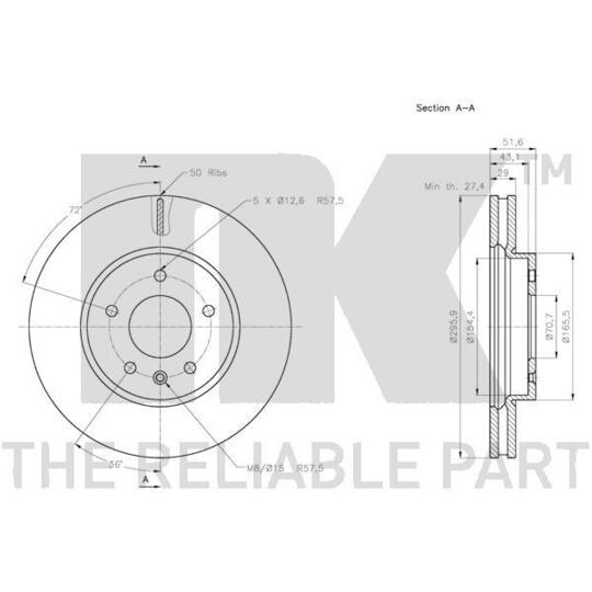 203666 - Bromsskiva 