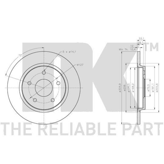 209334 - Brake Disc 