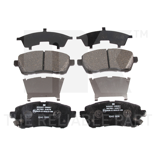 225227 - Brake Pad Set, disc brake 