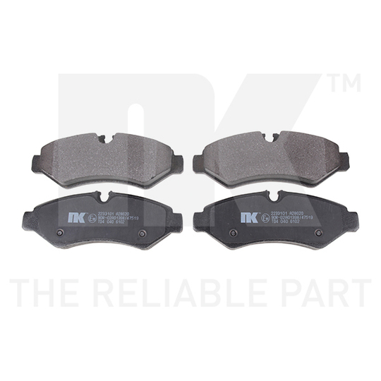 2233101 - Brake Pad Set, disc brake 