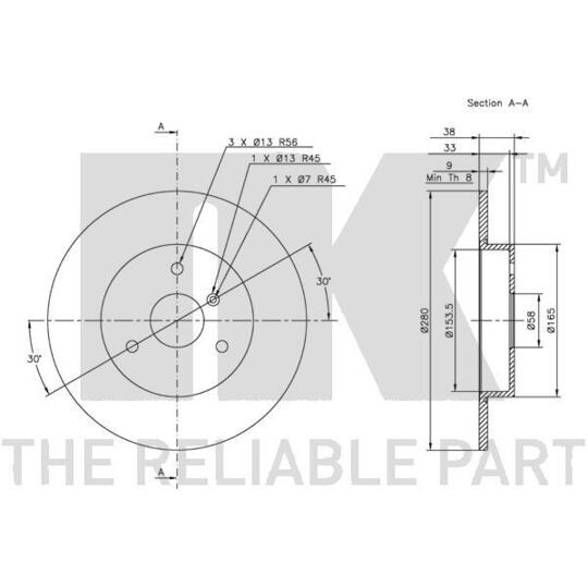 313348 - Brake Disc 