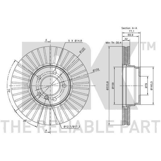 201542 - Brake Disc 