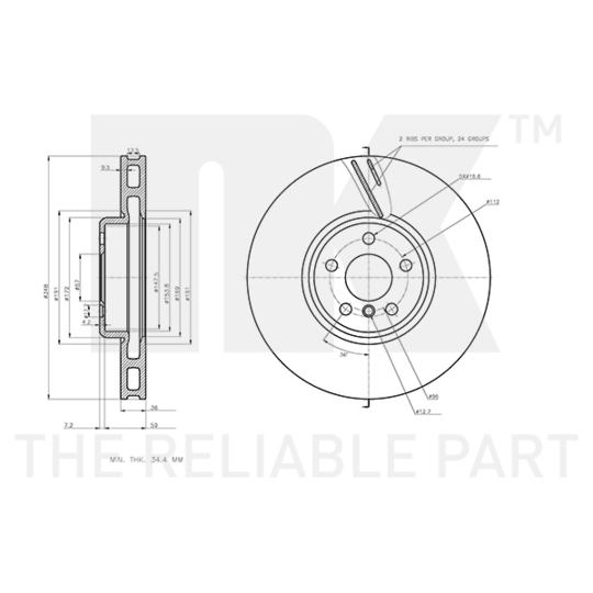 3415128 - Brake Disc 