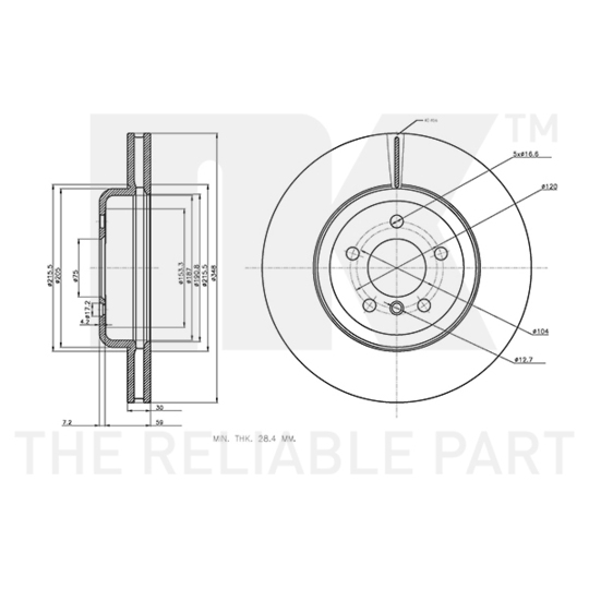 3415122 - Brake Disc 