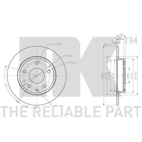 203283 - Brake Disc 