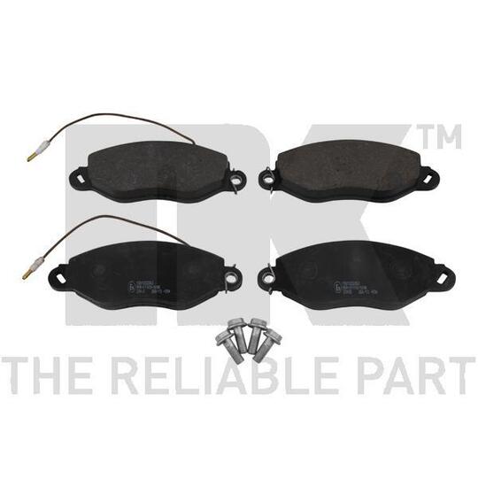 222263 - Brake Pad Set, disc brake 