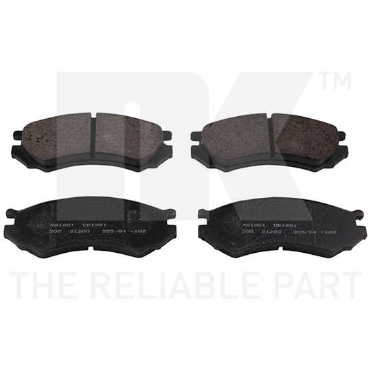 222219 - Brake Pad Set, disc brake 