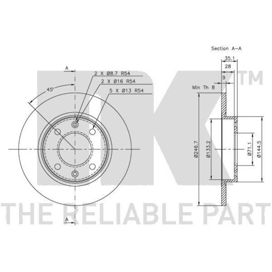 313722 - Brake Disc 