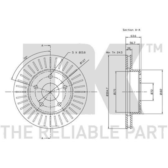 319303 - Brake Disc 