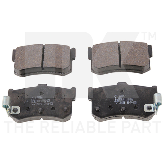 222617 - Brake Pad Set, disc brake 