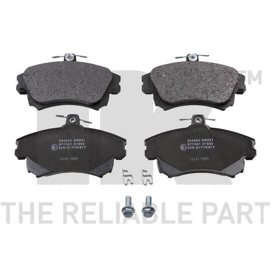 224822 - Brake Pad Set, disc brake 