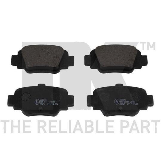 222246 - Brake Pad Set, disc brake 