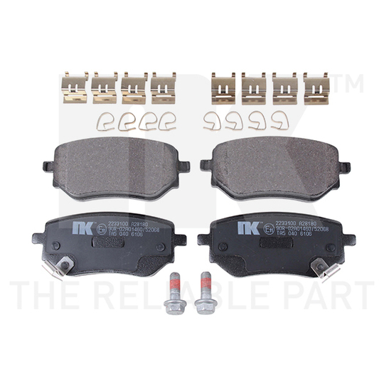 2233100 - Brake Pad Set, disc brake 